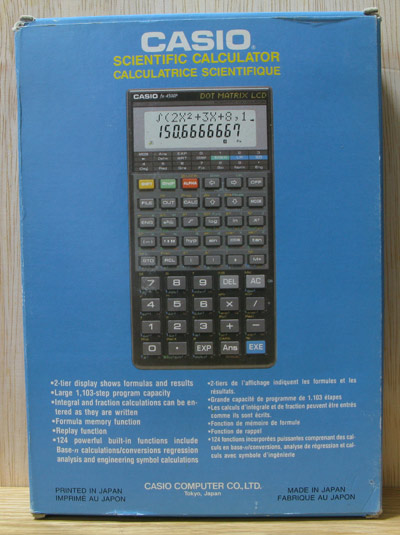 Casio FX calculadora programa 4500
